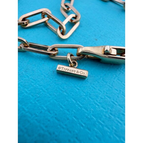 RARE Tiffany & Co. Aquamarine Jewel Box Necklace 17.75" 18k Yellow Gold - Picture 10 of 13